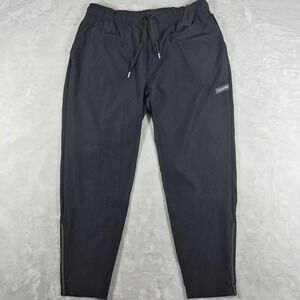 Legends Carson‎ Jogger Pants Men's 2XL XXL Black Ankle Zip Lightweight NWT